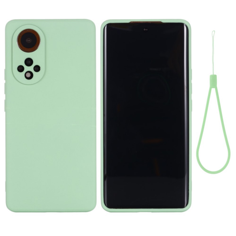 Coque Honor 50 / Huawei Nova 9 Silicone Liquide Avec Lanière