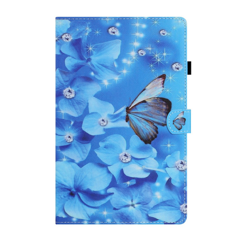 Funda iPad Mini 6 (2021) Mariposas Diamantes