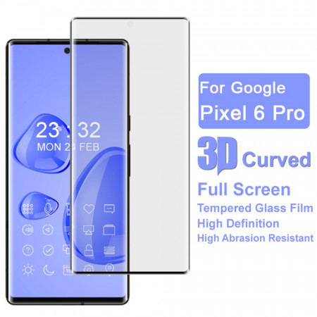 Para Google Pixel 6A Funda de cuero con tapa vertical para