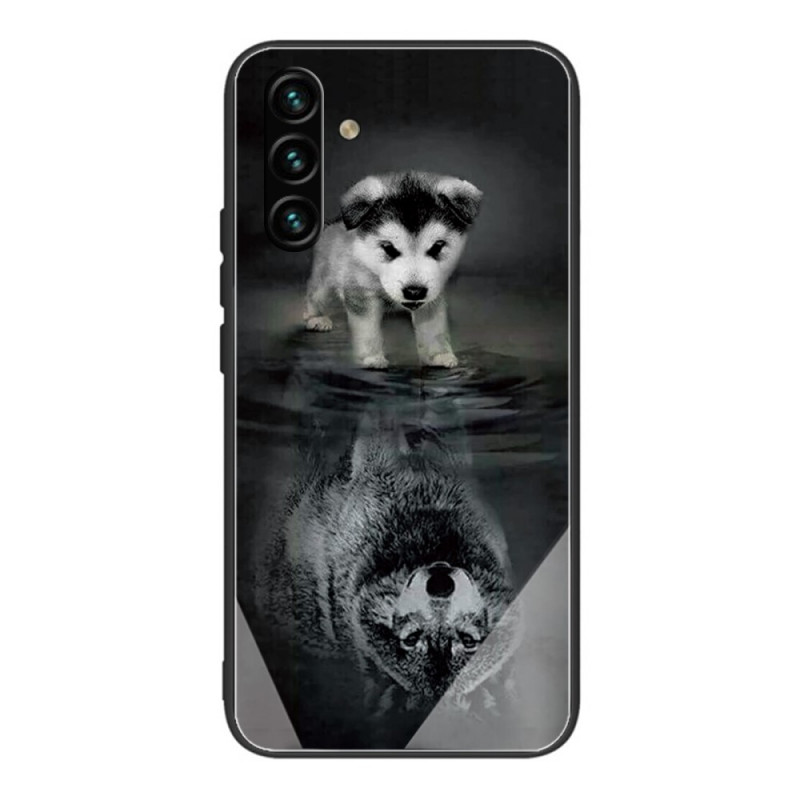 Funda de cristal templado Samsung Galaxy A13 5G / A04s Puppy Dream