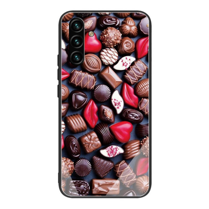Funda Samsung Galaxy A13 5G / A04s de Cristal Templado Chocolate

