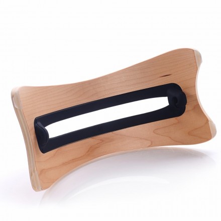 Soporte BookArc de madera natural para MacBook