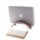 Soporte BookArc de madera natural para MacBook
