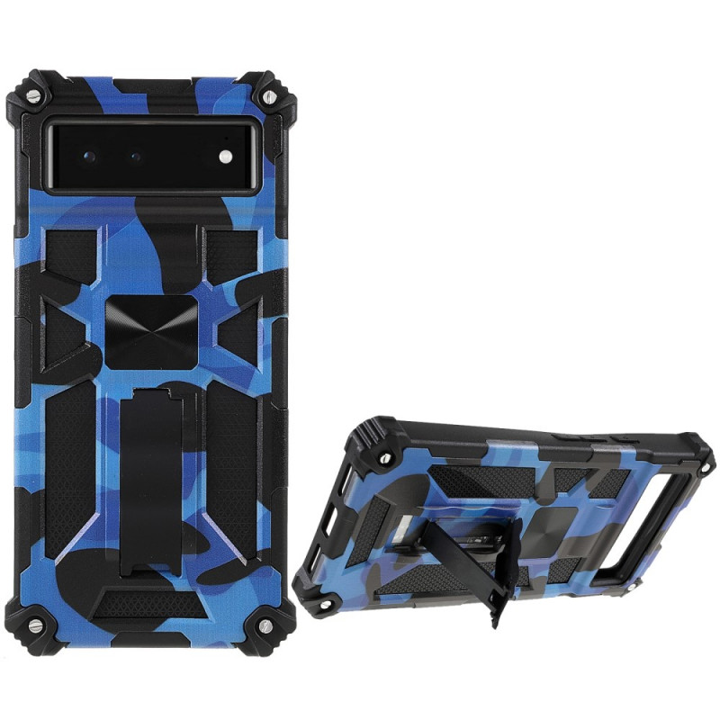 Coque Google Pixel 6 Camouflage Support Amovible