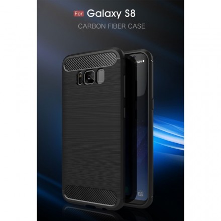 Artista De Dios Estar satisfecho Funda de fibra de carbono cepillada para Samsung Galaxy S8 - Dealy