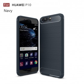 Funda de fibra de carbono cepillada para el Huawei P10