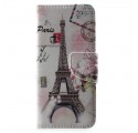 Funda retro del Samsung Galaxy S8 Torre Eiffel