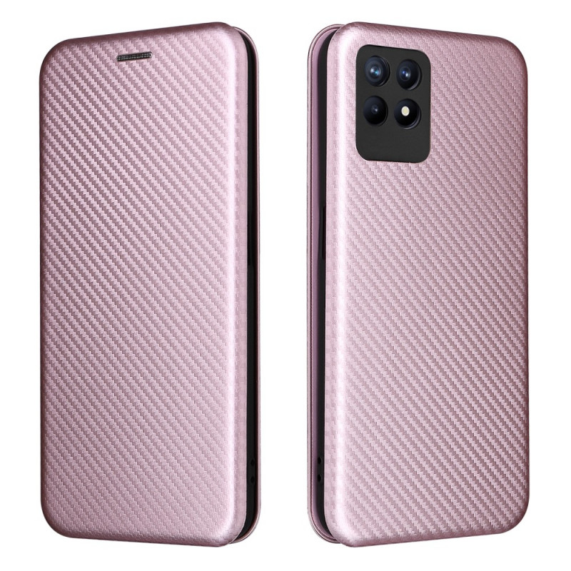 Flip Cover Realme 8i Fibra de Carbono