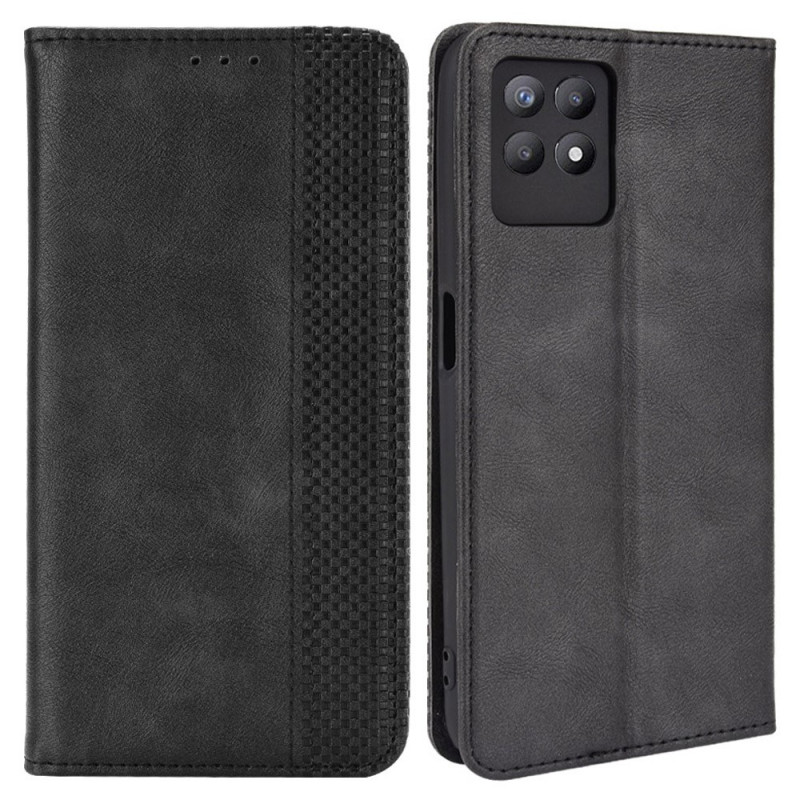 Flip Cover Realme 8i Vintage Leather Effect Stylish