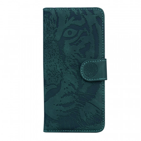 Funda con cara de tigre...
