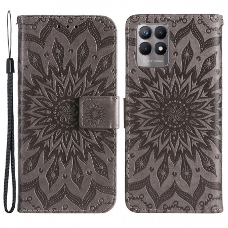 Realme 8i Funda de la flor...
