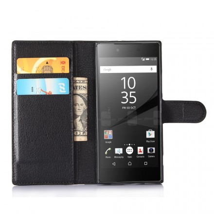 Funda retro de piel sintética para Sony Xperia XA1