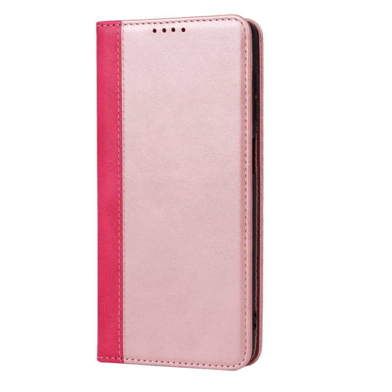 Flip Cover Samsung Galaxy A12 / M12 Bicolor Leather Style