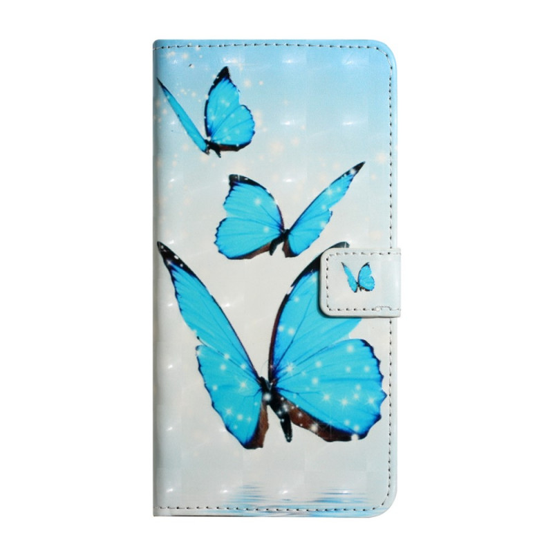 Funda Google Pixel 6 Flying Blue Butterflies