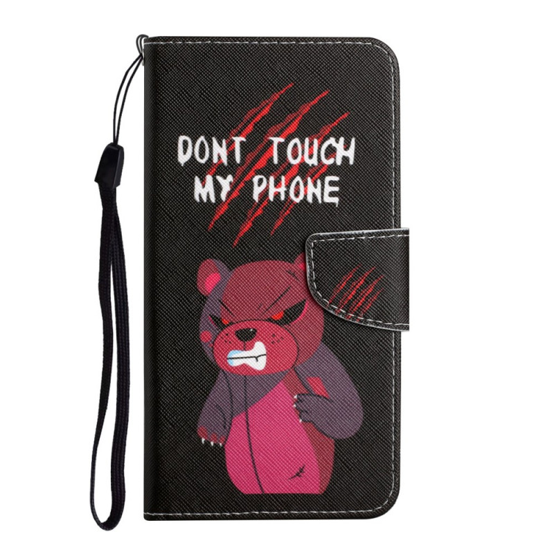 Funda Xiaomi Redmi 10 Bear No toques mi teléfono