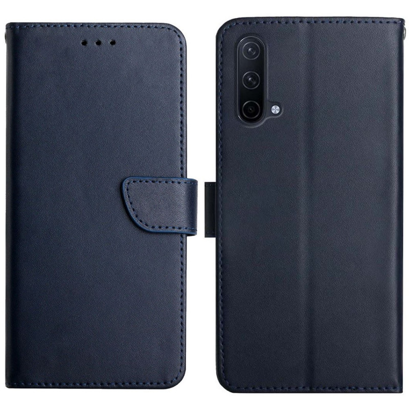 Funda de piel de napa genuina para OnePlus Nord CE 5G
