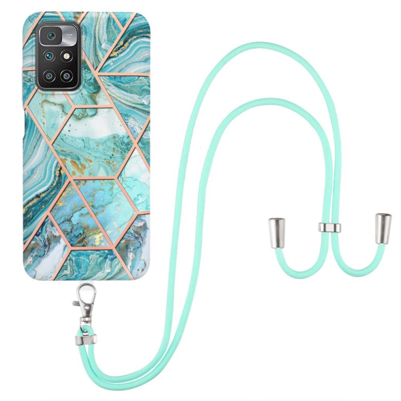 Funda Xiaomi Redmi 10 Marble Style String