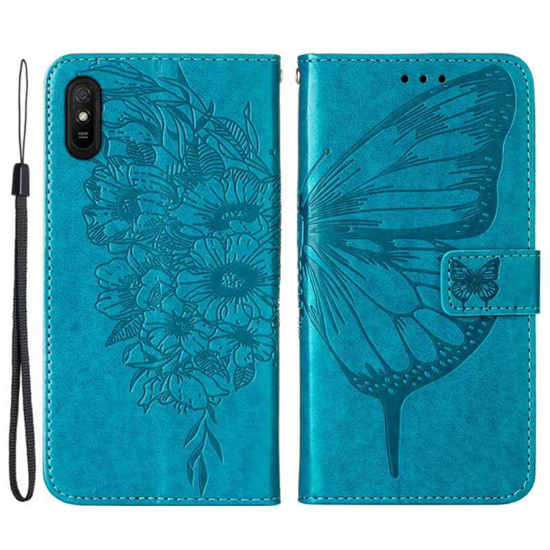 Funda con diseño de mariposa para el Xiaomi Redmi 9A