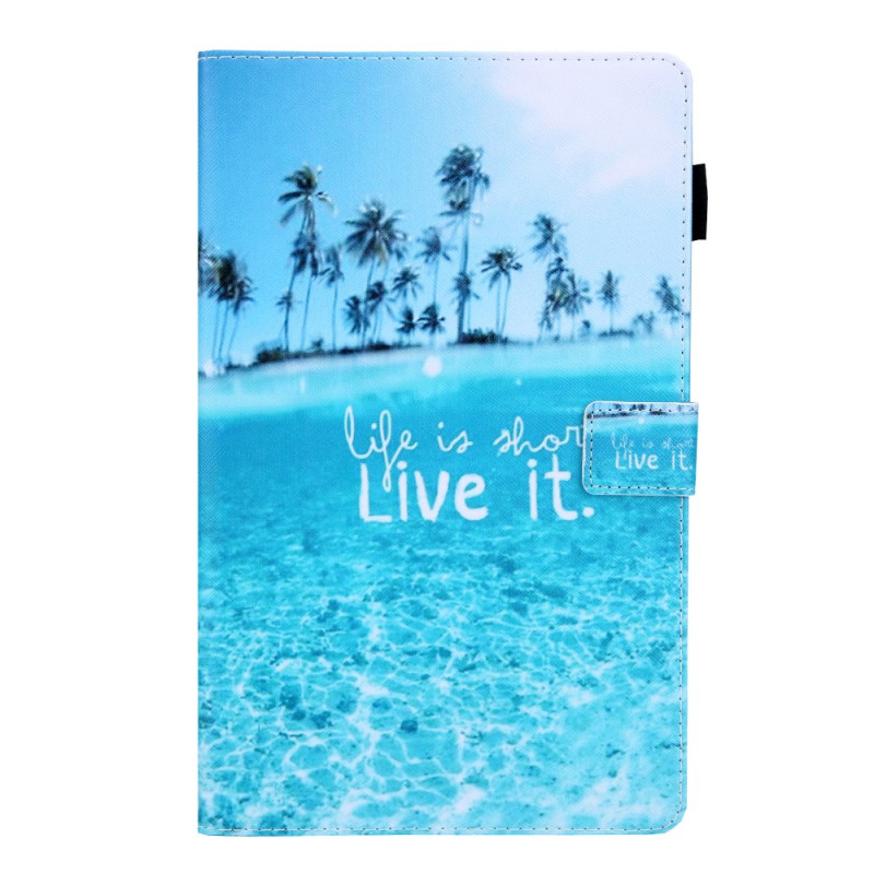 Funda Samsung Galaxy Tab A8 (2021) Life is Short Tropics