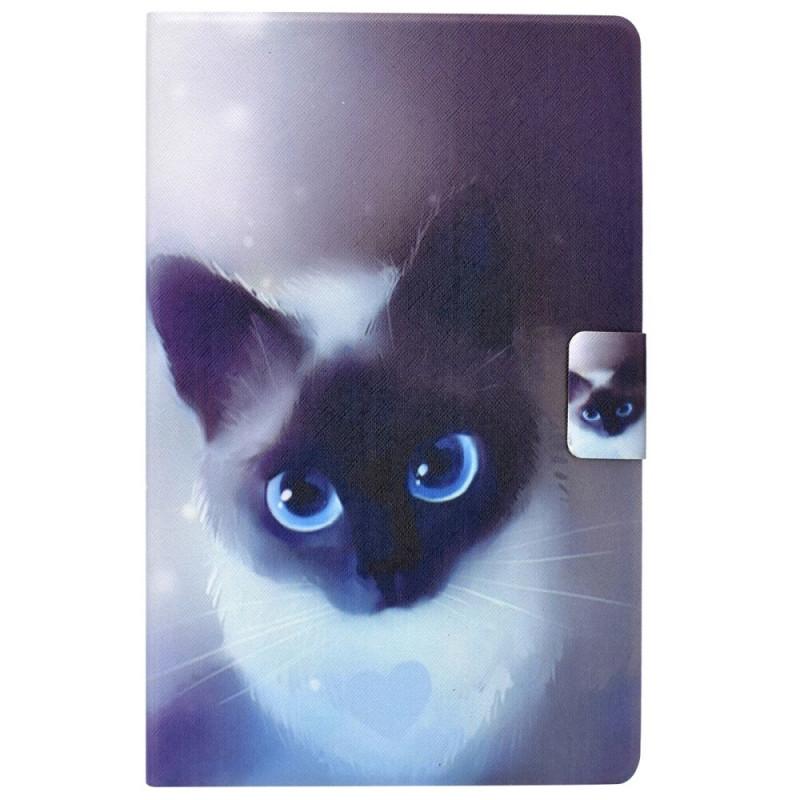Funda Samsung Galaxy Tab A8 (2021) Ojos azules de gato