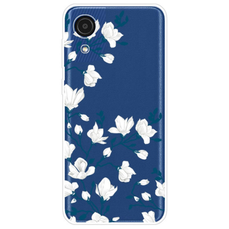 Funda Samsung Galaxy A03 Core Pequeñas Flores Blancas