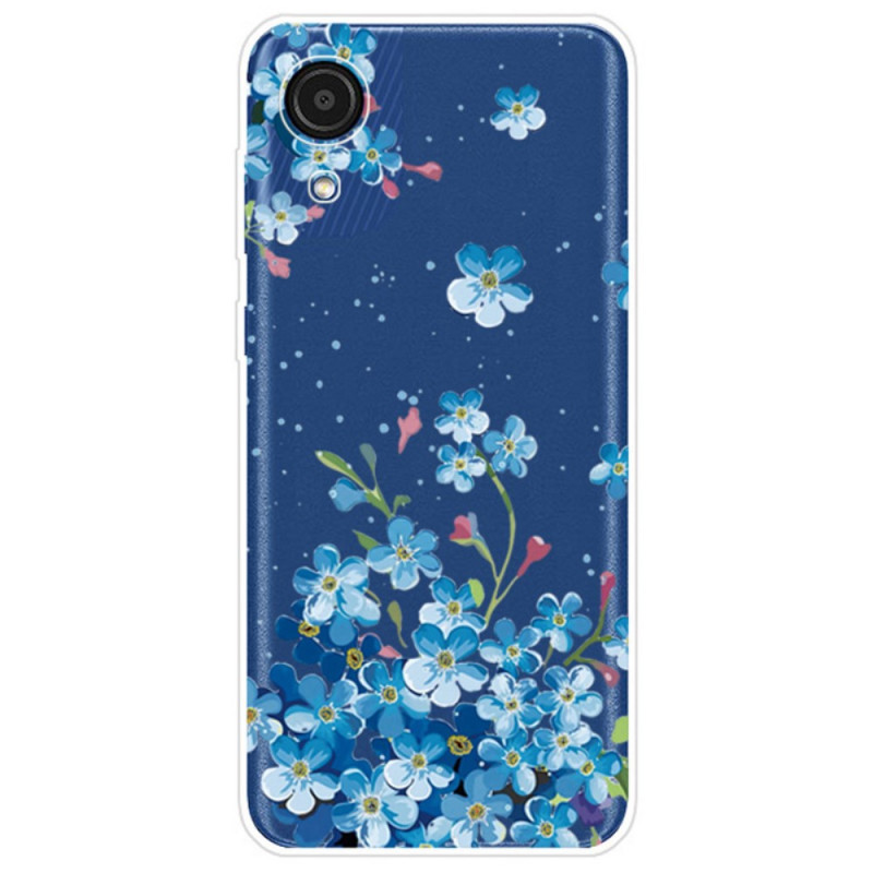 Funda Samsung Galaxy A03 Core Azul Flores
