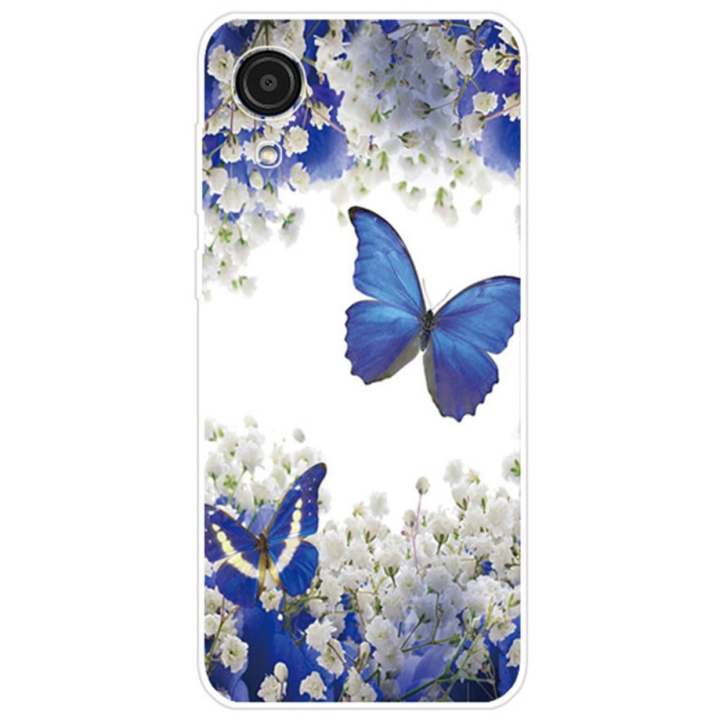 Funda Samsung Galaxy A03 Core Diseño de mariposa