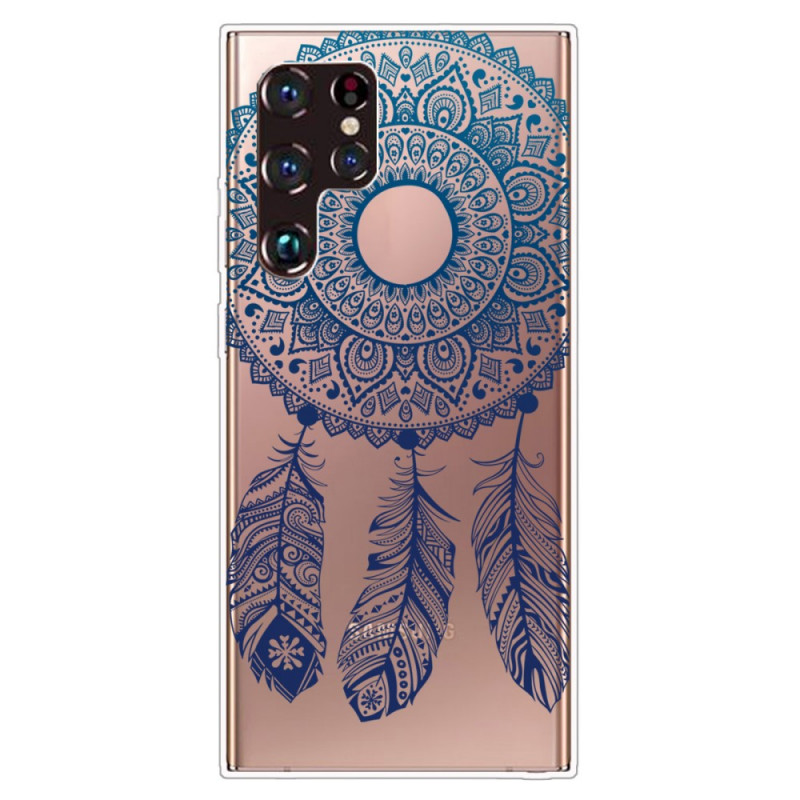 Funda Samsung Galaxy S22 Ultra 5G Mandala Floral Única