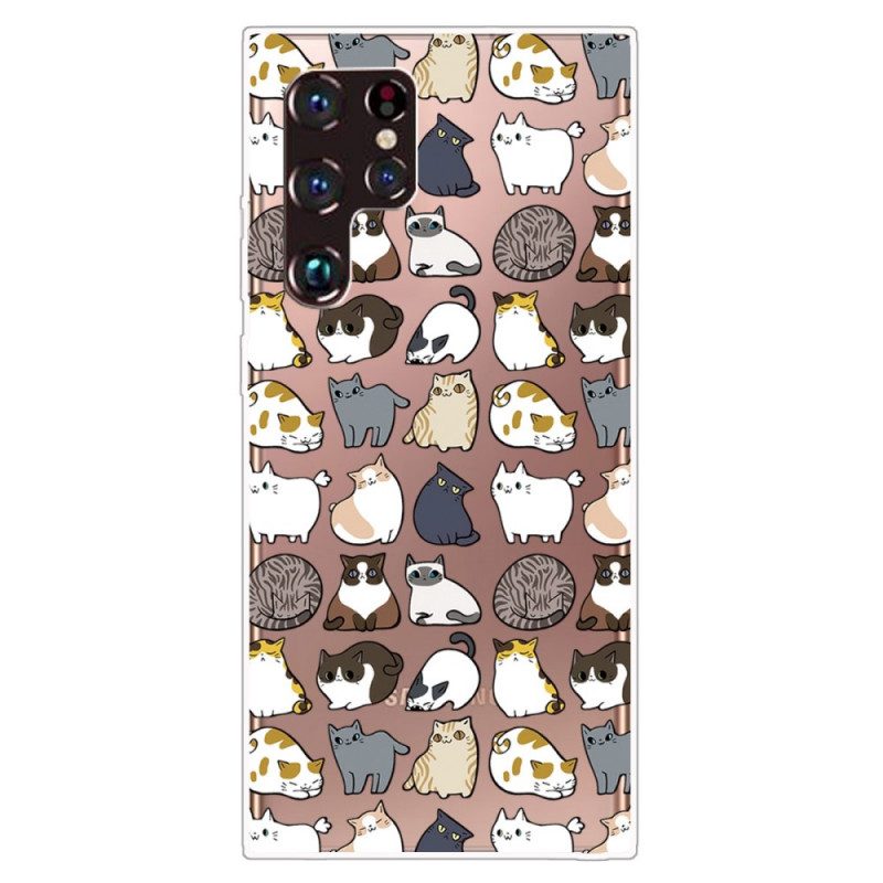 Funda Samsung Galaxy S22 Ultra 5G Top Cats