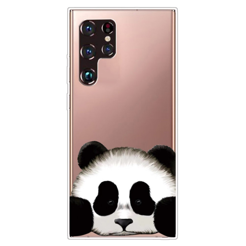 Funda Samsung Galaxy S22 Ultra 5G transparente Panda