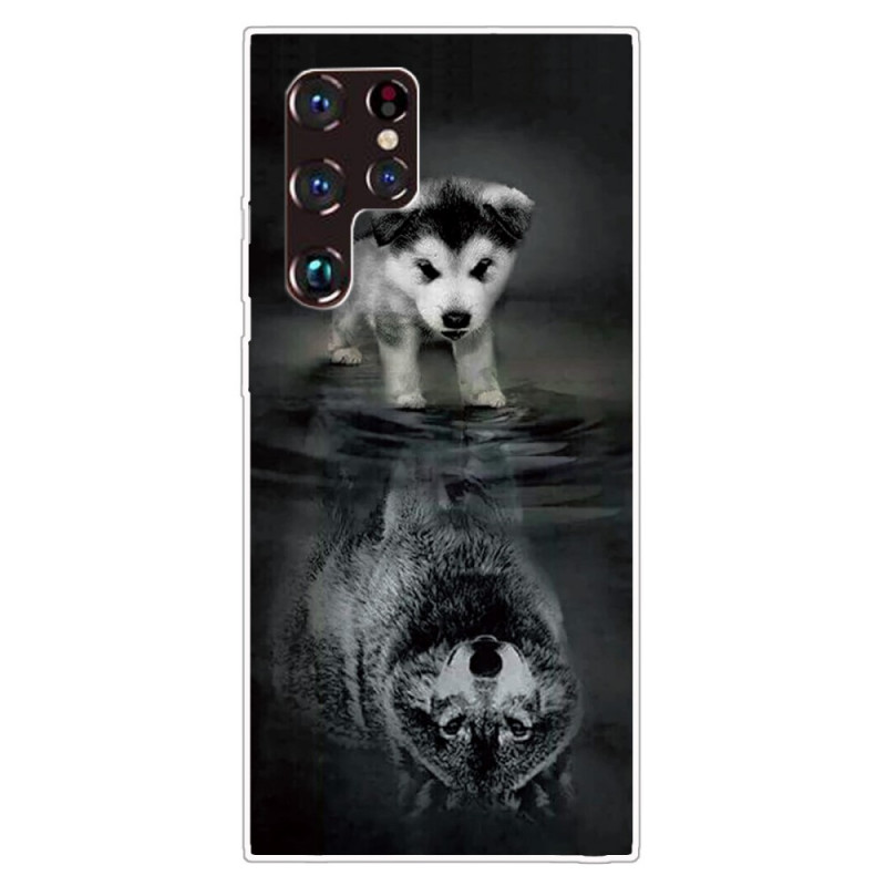 Funda Samsung Galaxy S22 Ultra 5G Puppy Dream