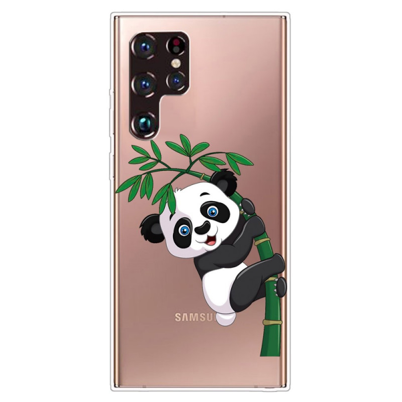 Funda Panda Samsung Galaxy S22 Ultra 5G en Bambú