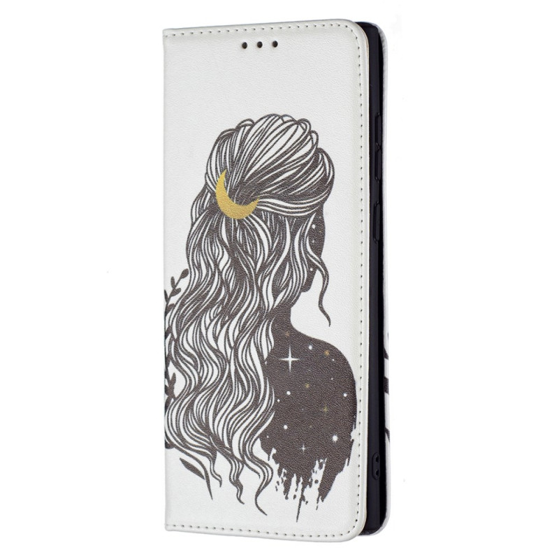 Flip Cover Samsung Galaxy S22 Ultra 5G Nice Hair