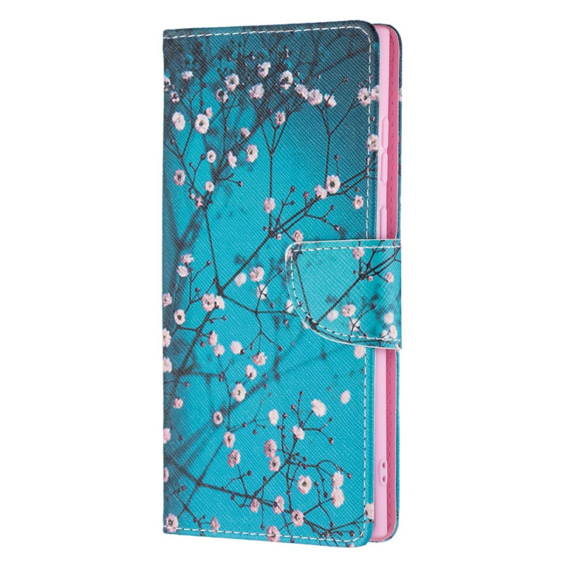 Funda Samsung Galaxy S22 Ultra 5G Árbol de flores