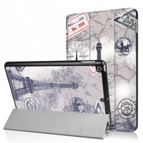Funda inteligente iPad 9,7 pulgadas 2017 Torre Eiffel Retro