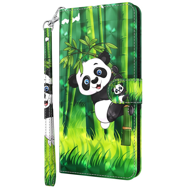 Funda para el Moto G71 5G Panda y Bamboo