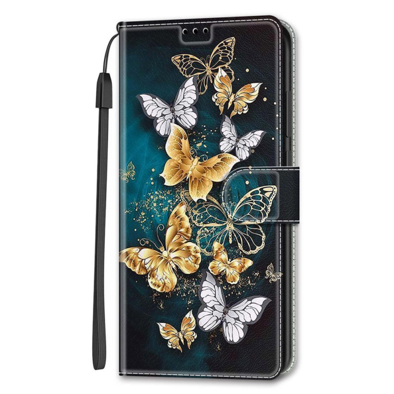 Funda de mariposa con cordón Samsung Galaxy S22 Ultra 5G