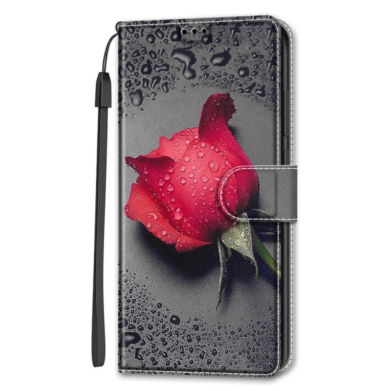 Funda Samsung Galaxy S22 Ultra 5G rosa con colgante