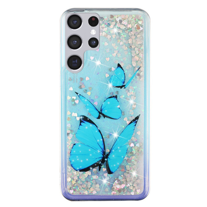 Funda Samsung Galaxy S22 Ultra 5G Glitter Butterfly