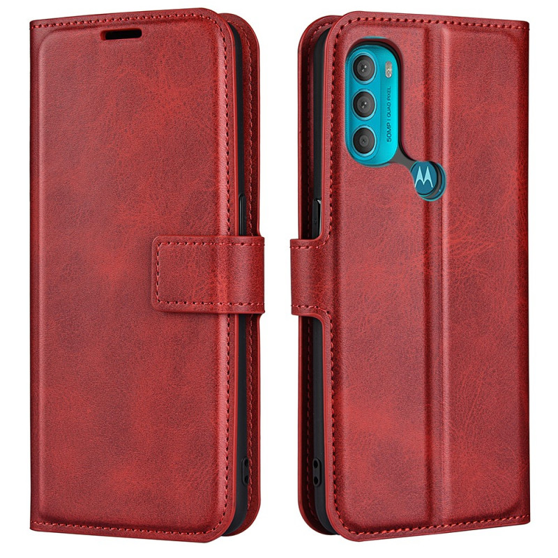 Funda de cuero delgada para el Moto G71 5G