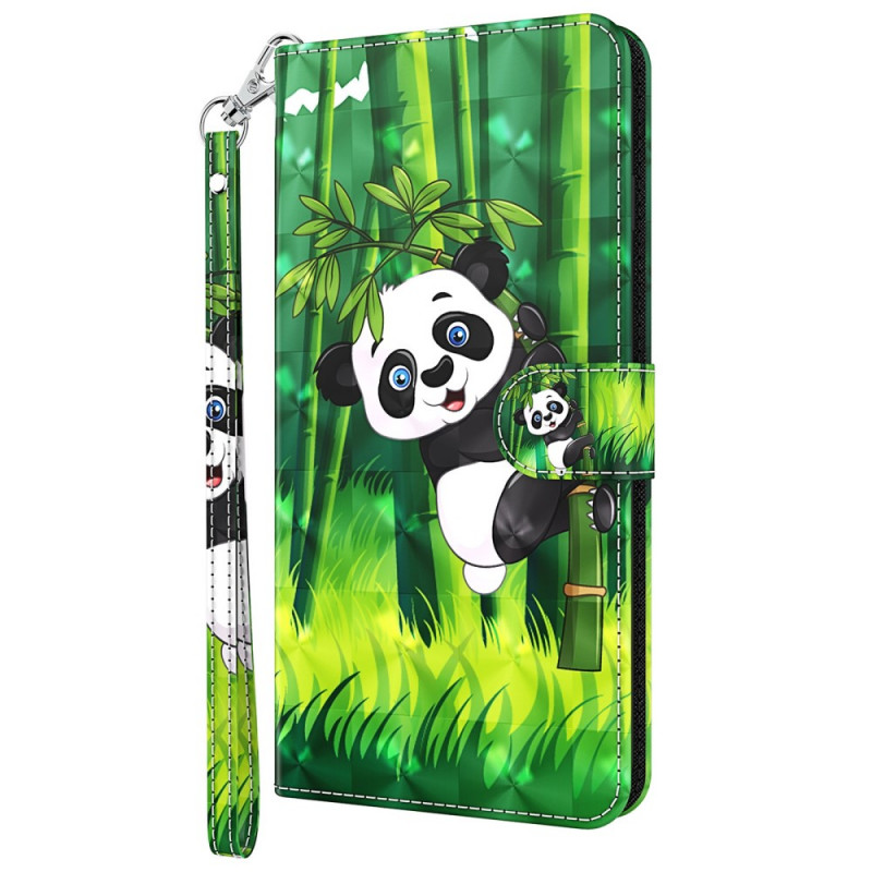 Funda para el Moto G51 5G Panda y Bamboo