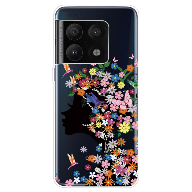 Funda OnePlus 10 Pro 5G con una bonita cabeza de flores