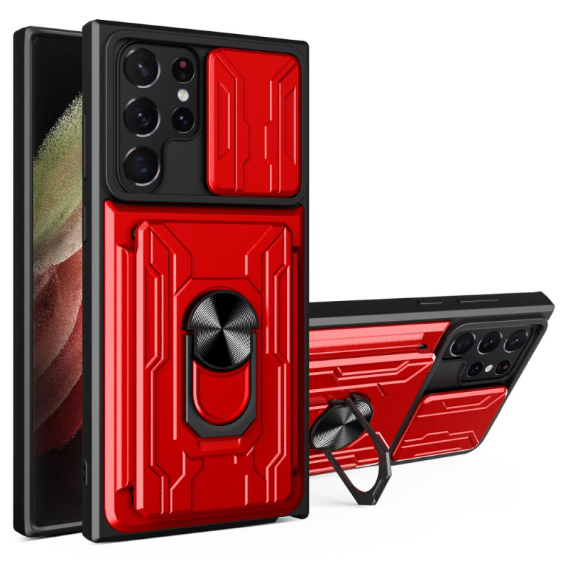 Funda multifuncional y protector de lente para Samsung Galaxy S22 Ultra 5G