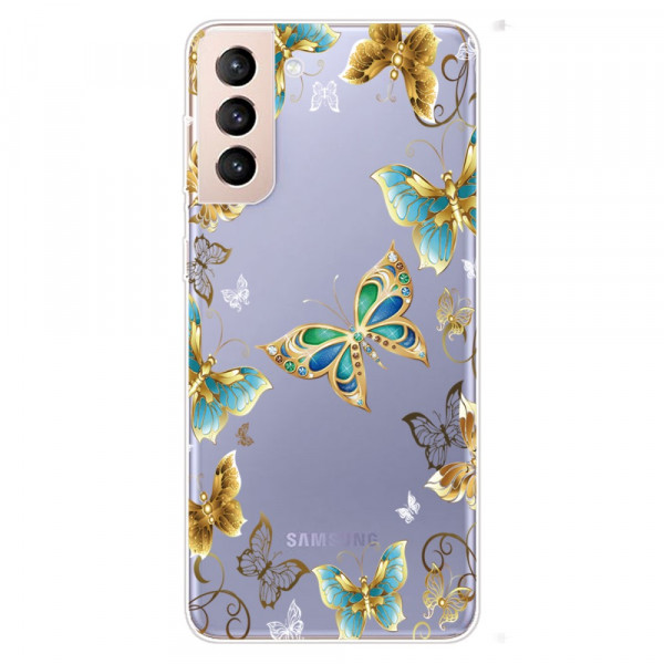 Funda Samsung Galaxy S22 Plus 5G con diseño de mariposa