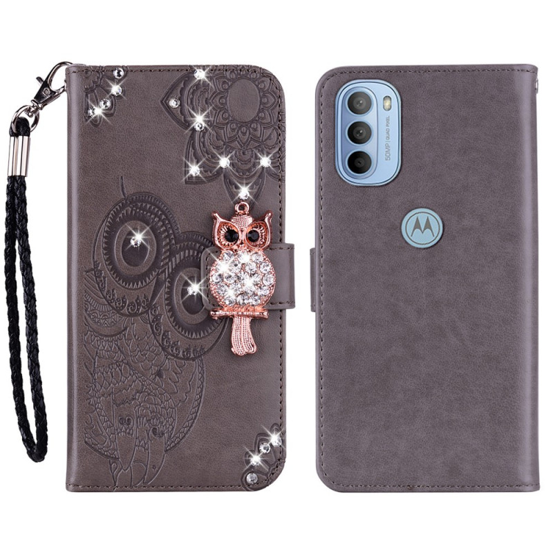 Funda para Moto G41 / G31 Búho y Encanto Mandala