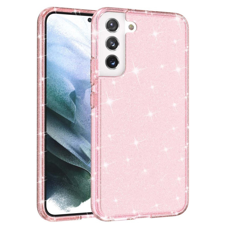 Funda Samsung Galaxy S22 Plus 5G transparente con purpurina