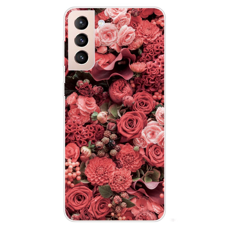 Funda de flor rosa para Samsung Galaxy S22 5G