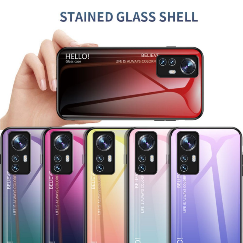 Funda Xiaomi 12 / 12X Gradient de cristal templado - Dealy