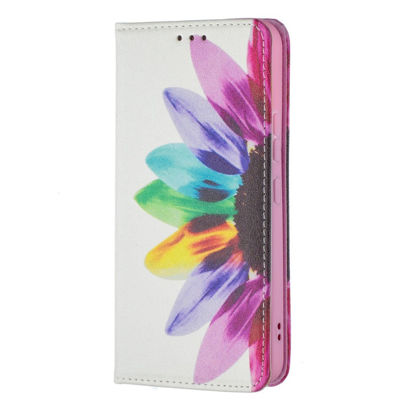 Flip Cover Samsung Galaxy S22 5G Flor de acuarela