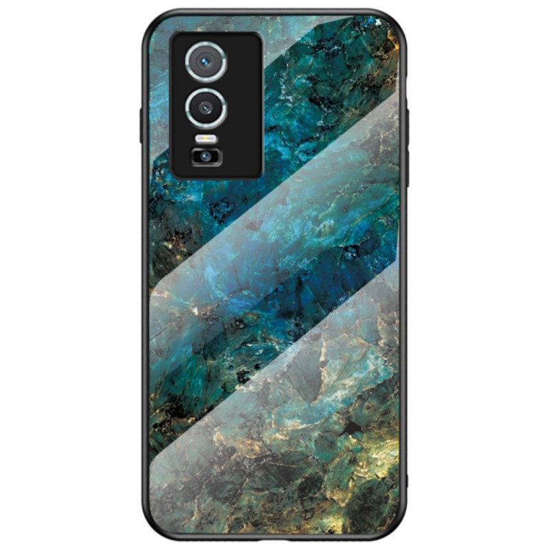 Funda Vivo Y76 5G Marble Colors Tempered Glass